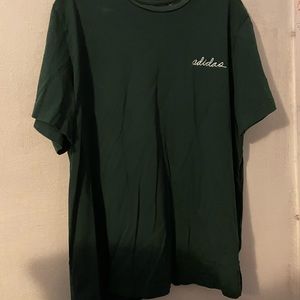 Green adidas shirt